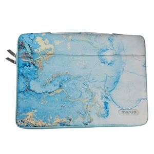 MOSISO Marble-Print Protective Laptop Sleeve - Stylish & Durable - EUC